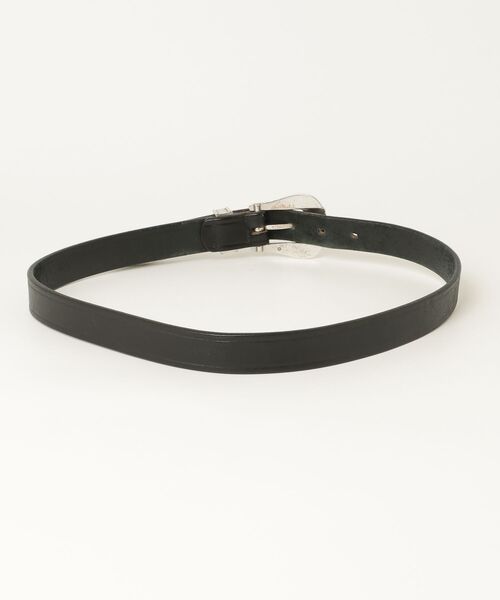 「TORY LEATHER」 ベルト 30inch ブラック メンズ_画像2