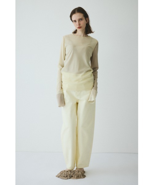 HeRIN.CYE Bi color mesh inner tops バイカラーメッシュインナー