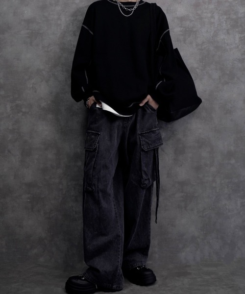 「INTER FACTORY」 ローカットスニーカー SMALL ブラック メンズ_画像9