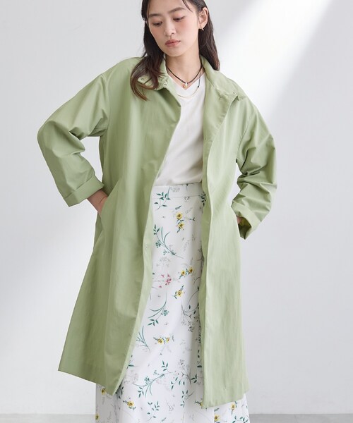 希少 日本製 ONES STROKE インディゴミリタリーコート Cording Embroidery Detailed Trench Coat - beige - Mame Kurogouchi
