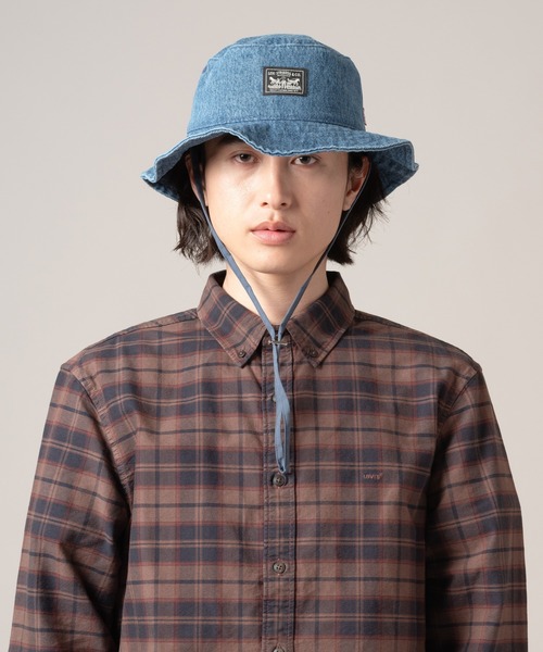 Levi's（リーバイス） 帽子 ハット ドローストリング バケットハット