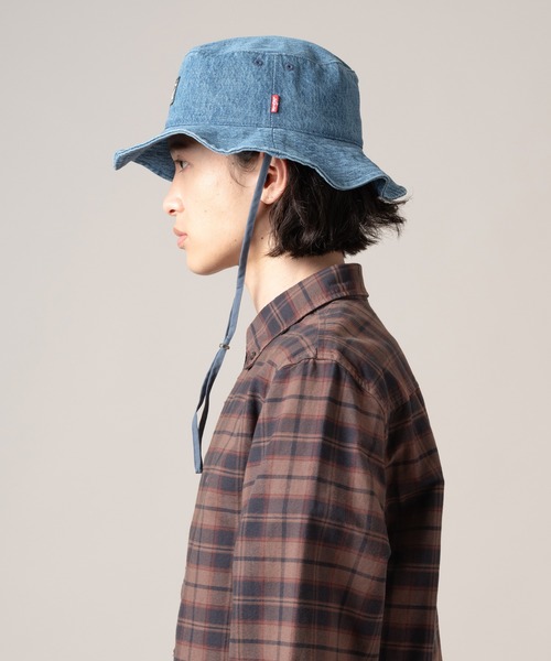 Levi's（リーバイス） 帽子 ハット ドローストリング バケットハット