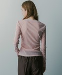 tシャツ ロングスリーブ シアーベロアカットソ...の詳細画像5