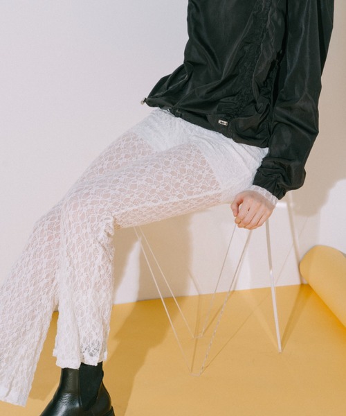 「duei」 ブーツカットパンツ FREE ブラック レディース_画像5