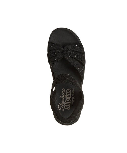 スケッチャーズ サンダルスリップインズ 23cmブラック SKECHERS（スケッチャーズ） サンダル ハンズフリー スリップインズ