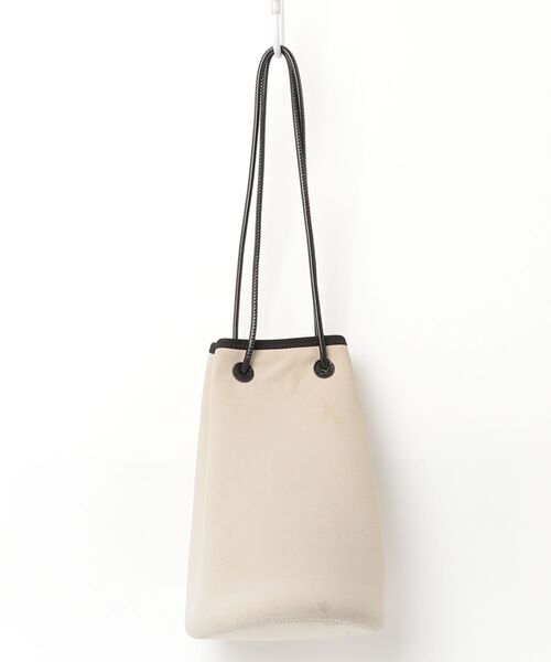 YAHKI」 YAHKI ベージュ ショルダーバッグ フラップ式 ショルダー 