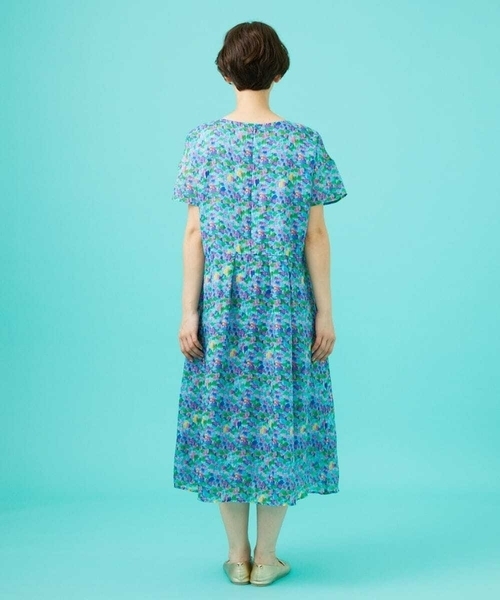 「Jocomomola」 半袖ワンピース 40 イエロー レディースの画像