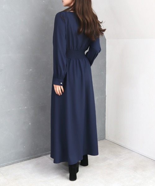 CECIL McBEE（セシルマクビー） ワンピース 胸元プリーツワンピース