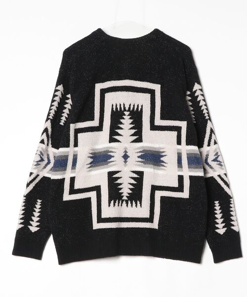 PENDLETON」 ニットカーディガン M ブラック メンズ 古着 ペンドルトン 