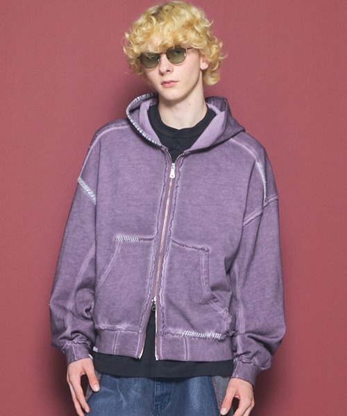 MAISON SPECIAL（メゾンスペシャル） パーカー 「UNISEX」オーバーダイ