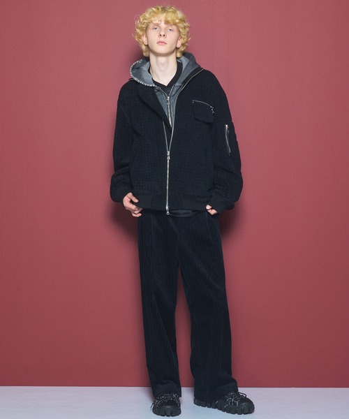 maison special ダブルジップフーディー MAISON SPECIAL（メゾンスペシャル） パーカー 「UNISEX」オーバーダイ
