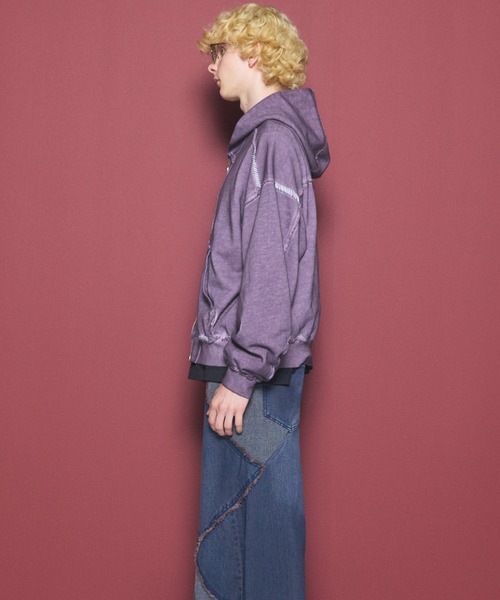 MAISON SPECIAL（メゾンスペシャル） パーカー 「UNISEX」オーバーダイ