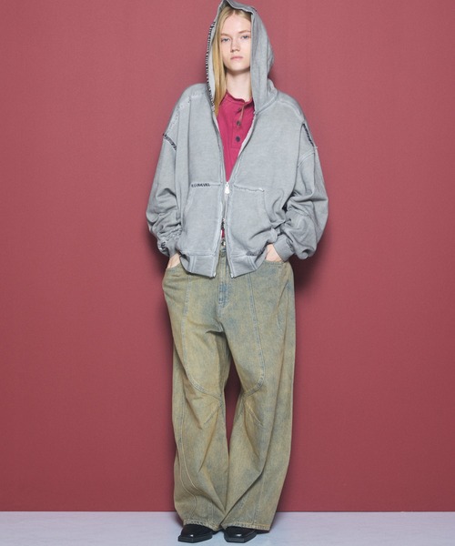 MAISON SPECIAL（メゾンスペシャル） パーカー 「UNISEX」オーバーダイ