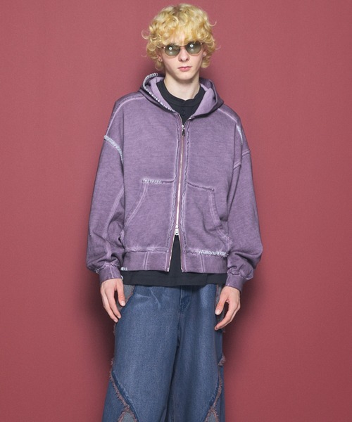 MAISON SPECIAL（メゾンスペシャル） パーカー 「UNISEX」オーバーダイ