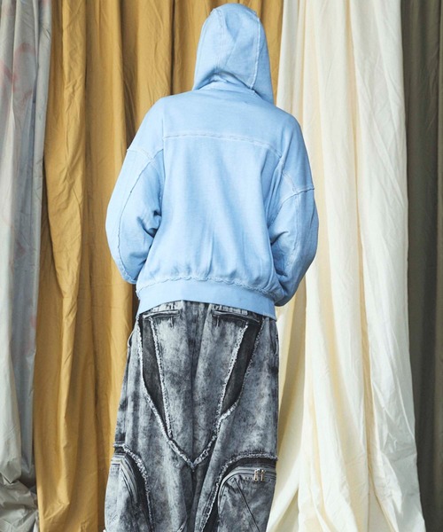 MAISON SPECIAL（メゾンスペシャル） パーカー 「UNISEX」オーバーダイ
