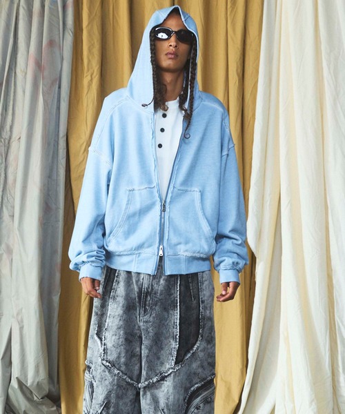 MAISON SPECIAL（メゾンスペシャル） パーカー 「UNISEX」オーバーダイ