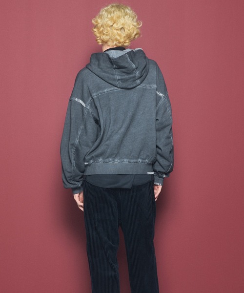 MAISON SPECIAL（メゾンスペシャル） パーカー 「UNISEX」オーバーダイ