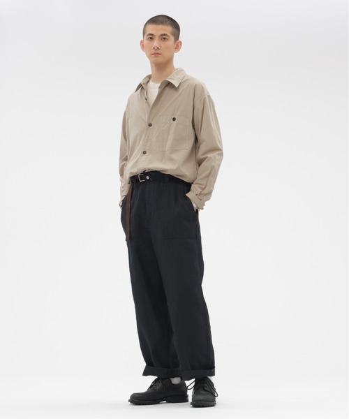 トップス MHL. FINE COTTON JERSEY 3set MHL.（エムエイチエル） tシャツ FINE COTTON RIB JERSEY メンズ