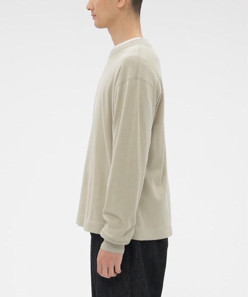 MHL.（エムエイチエル） tシャツ FINE COTTON RIB JERSEY メンズ