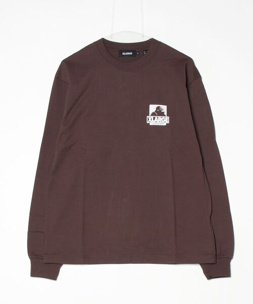 「XLARGE」 長袖Tシャツ L ブラウン メンズ_画像2