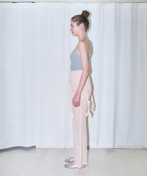 サロペット オーバーオール 「mieya mieya」BABY LACE SALOPETTE/ベビーレースサロペット レディース_6