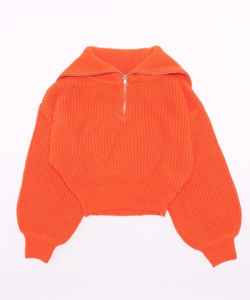 「MURUA」 長袖ニット FREE ブルー レディース_画像3