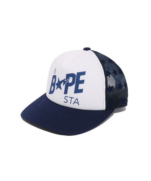 A BATHING APE（アベイシングエイプ） キャップ 帽子 BAPE STA MESH