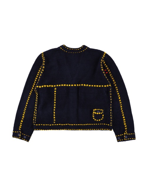 PHINGERIN（フィンガリン） ニットカーディガン SMALL ネイビー メンズ