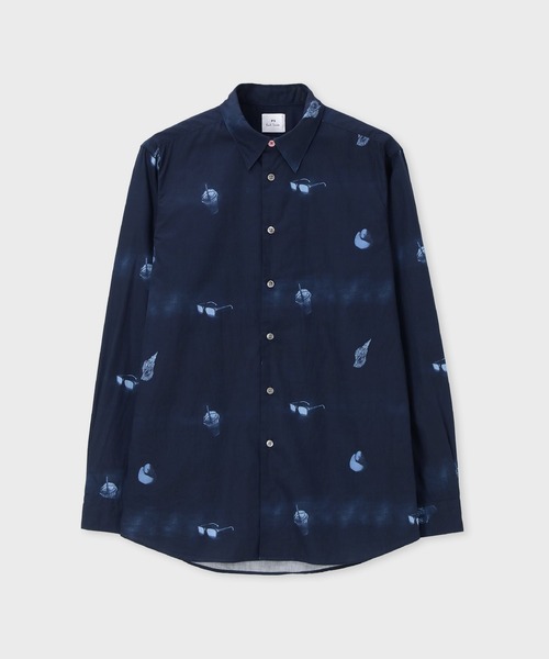 PS Paul Smith シャツ Sun Bleached Snaps” プリント / 162308 765X