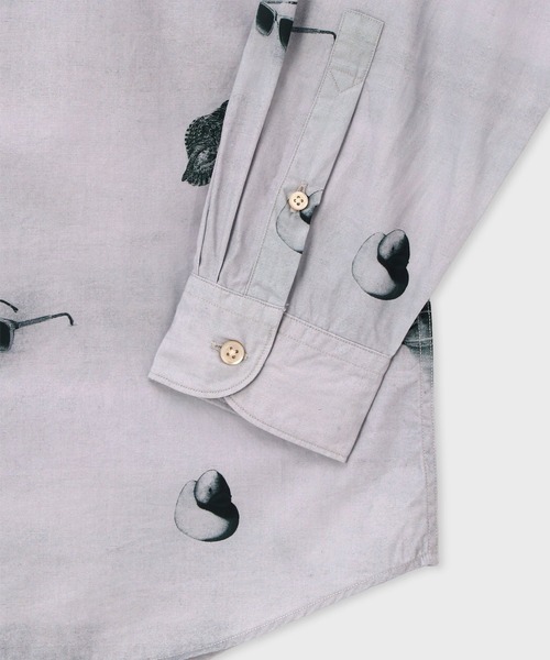 PS Paul Smith シャツ Sun Bleached Snaps” プリント / 162308 765X