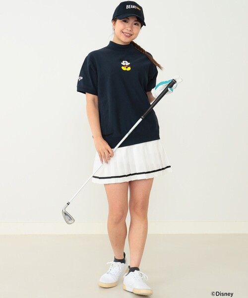 「BEAMS GOLF」 スカート MEDIUM グリーン レディースの画像