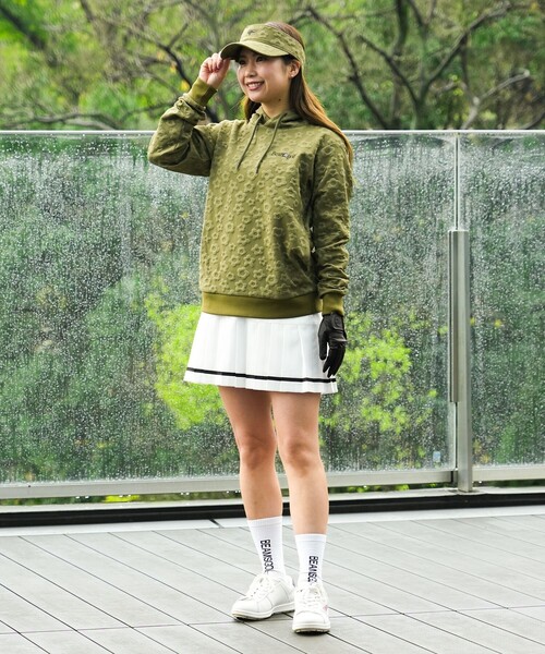 「BEAMS GOLF」 スカート MEDIUM グリーン レディースの画像