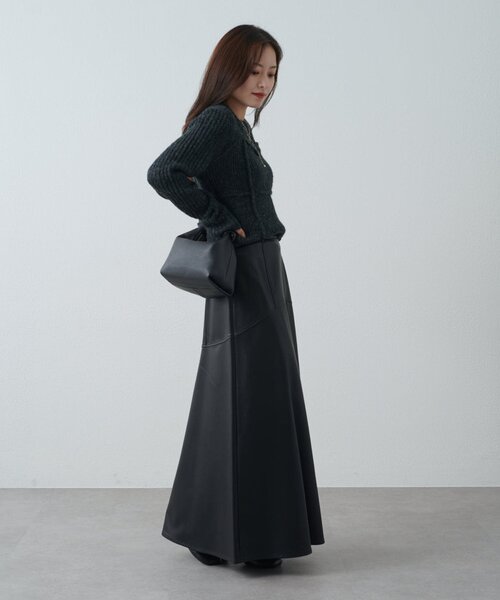 「Lui's」 ロングスカート 38 ブラウン レディース_画像8