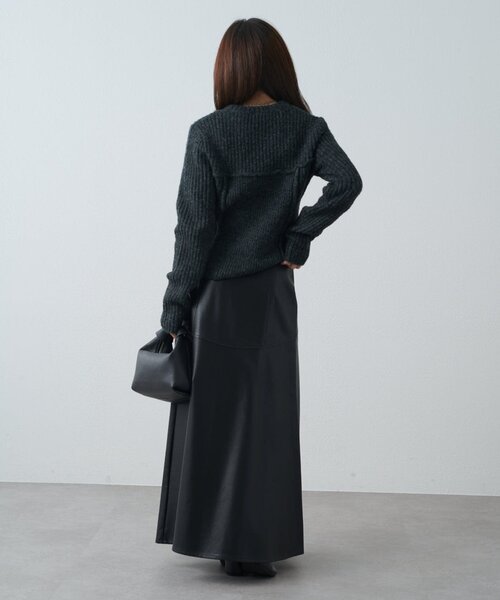 「Lui's」 ロングスカート 38 ブラウン レディース_画像9