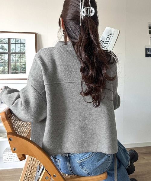 「classicalelf」 ジャケット LARGE グレー レディース_画像7