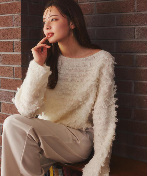 「PROPORTION BODY DRESSING」 長袖ニット FREE イエロー レディース_画像3