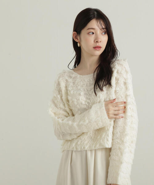 「PROPORTION BODY DRESSING」 長袖ニット FREE イエロー レディース_画像6