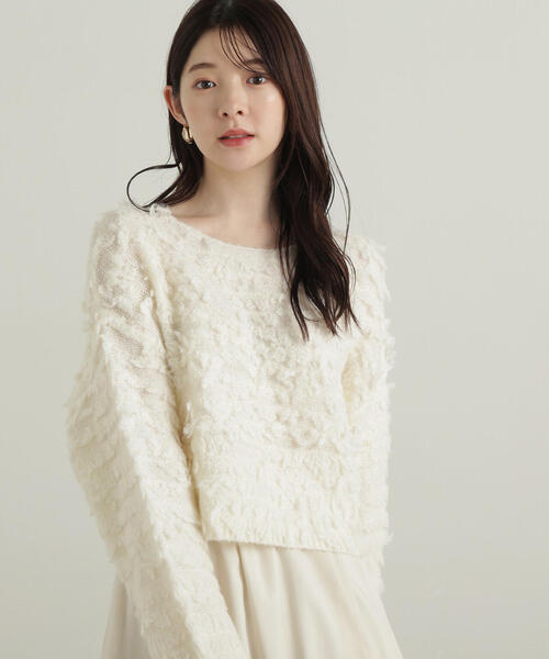 「PROPORTION BODY DRESSING」 長袖ニット FREE イエロー レディース_画像9