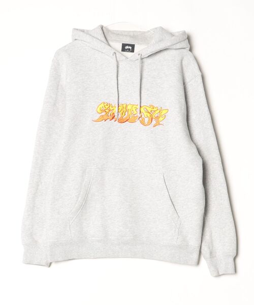 STUSSY（ステューシー） プルオーバーパーカー S グレー メンズ