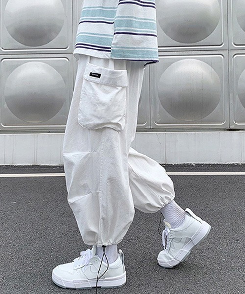 「Anchor Smith」 カーゴパンツ M ホワイト メンズ_画像9
