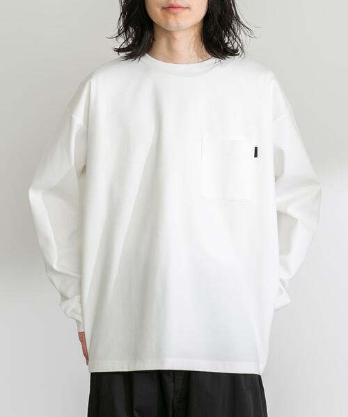 「URBAN RESEARCH Sonny Label」 長袖Tシャツ MEDIUM チャコールグレー メンズ_画像2