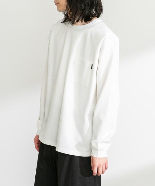 「URBAN RESEARCH Sonny Label」 長袖Tシャツ MEDIUM チャコールグレー メンズ_画像4