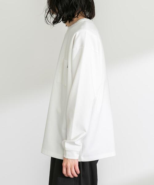 「URBAN RESEARCH Sonny Label」 長袖Tシャツ MEDIUM チャコールグレー メンズ_画像5