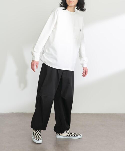 「URBAN RESEARCH Sonny Label」 長袖Tシャツ MEDIUM チャコールグレー メンズ_画像8