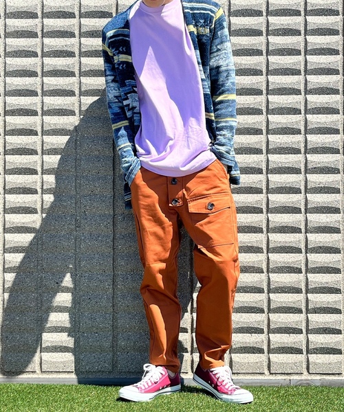 「BEATJIVE」 「contr@cte」カーゴパンツ 3 ブラック メンズ_画像3
