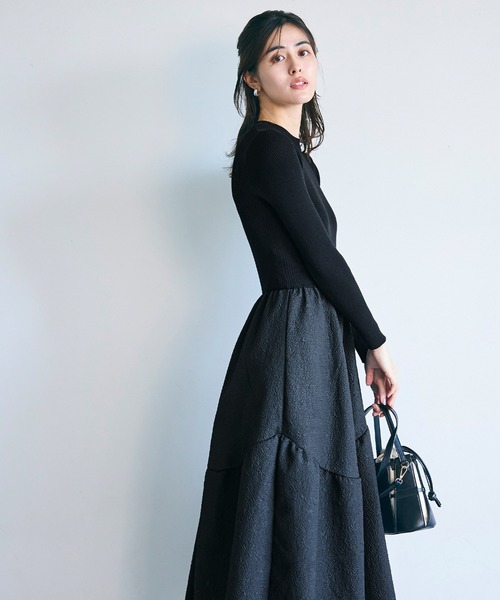 「coca(coca)」 ドッキングワンピース ONE SIZE ブラック レディース_画像9