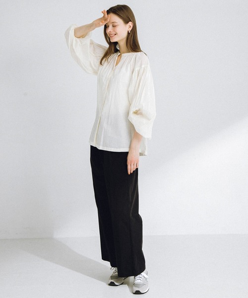 「URBAN RESEARCH Sonny Label」 長袖ブラウス FREE ミント レディース_画像8