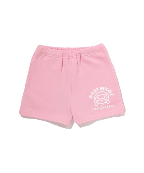 ＊アベイシングエイプ BABY MILO スウェット ショートパンツ M A BATHING APE（アベイシングエイプ） パンツ BABY MILO SWEAT SHORTS