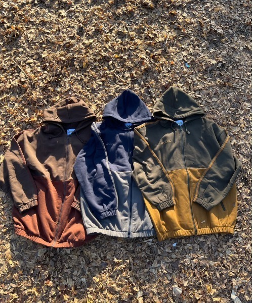 WudgeBoy（ワッジボーイ） ジップアップパーカー LARGE ネイビー 