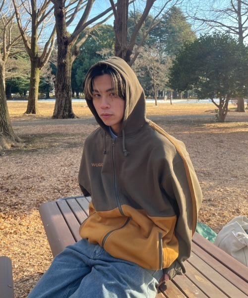 WudgeBoy（ワッジボーイ） ジップアップパーカー LARGE ネイビー 